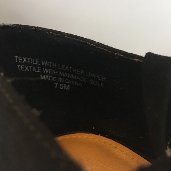 Loft lace up black suede leather block heel sandal - Picture 7 of 8